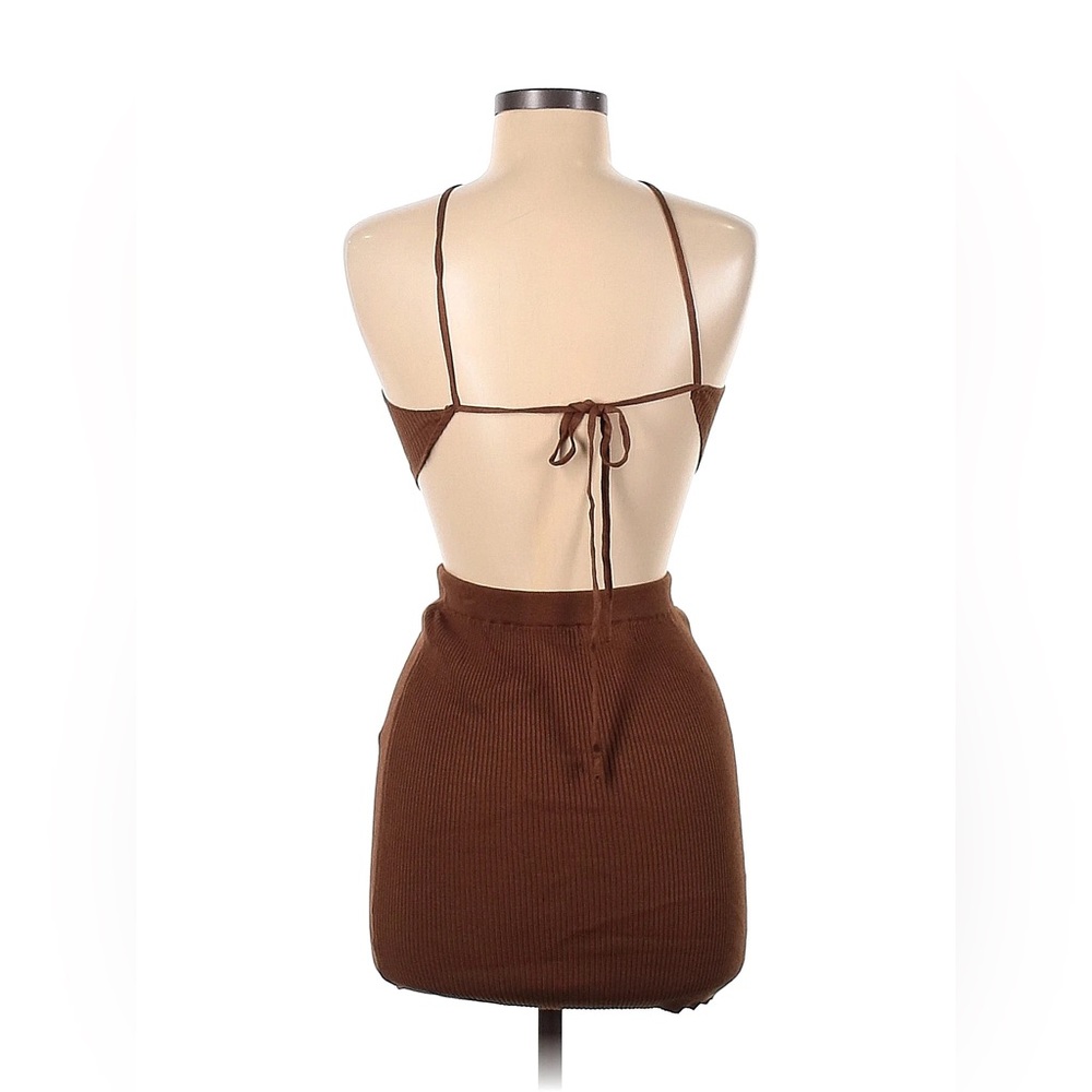 Open Back Ribbed Dress - Picture 6 of 10